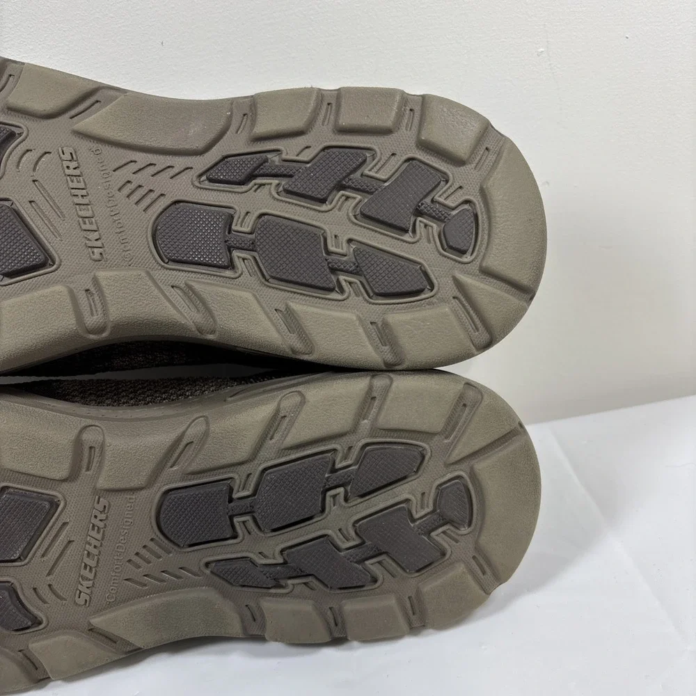 SKECHERS Mens 13 Arch Fit Motley Vaseo 204495 Brown Mesh Shoes Comfort Festival‎
